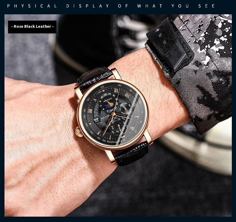 Men's Thin Calendar watch